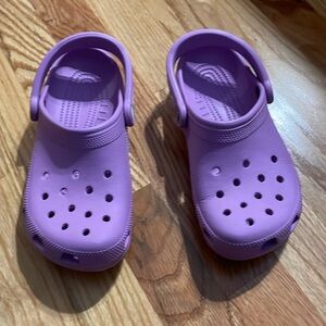 Purple crocs